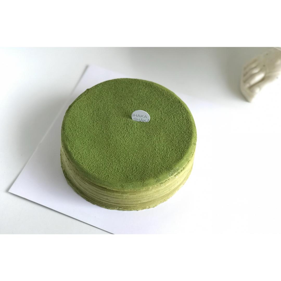 美味的煎蛋糕—抹茶千层蛋糕