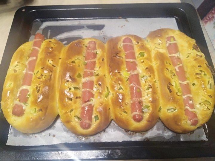 香葱火腿肉松面包