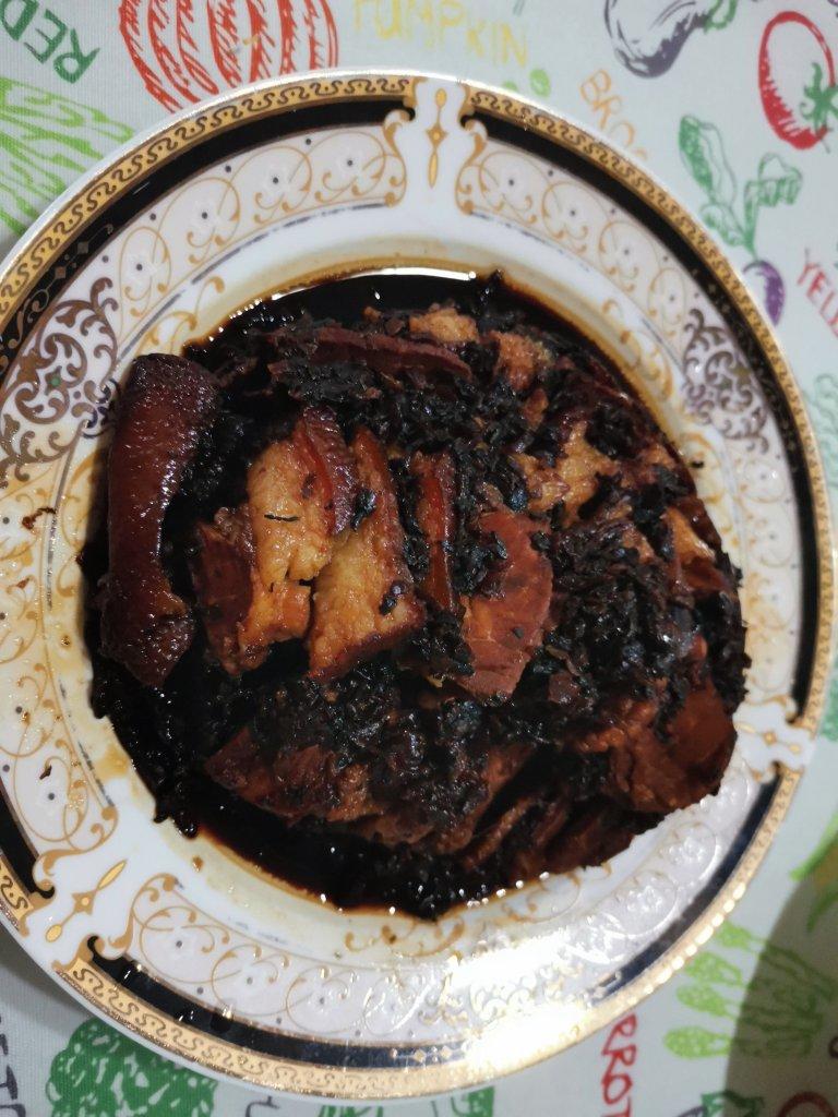 简单易行的梅干菜扣肉