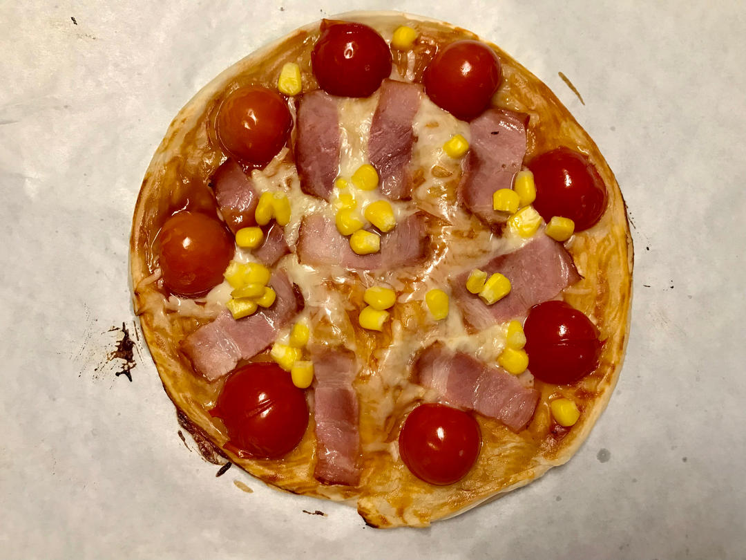 薄饼披萨，所需材料少