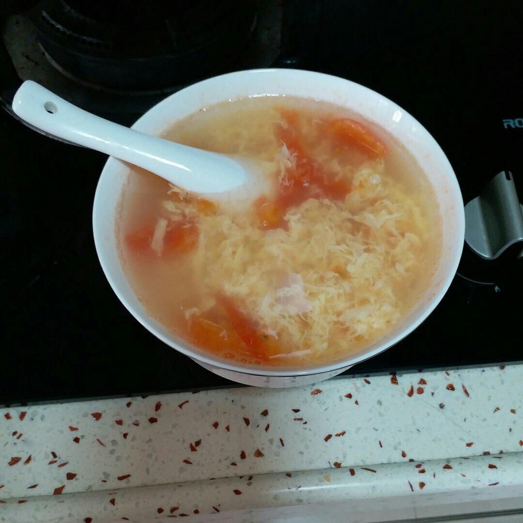 西红柿蛋汤（无油夏天必备）