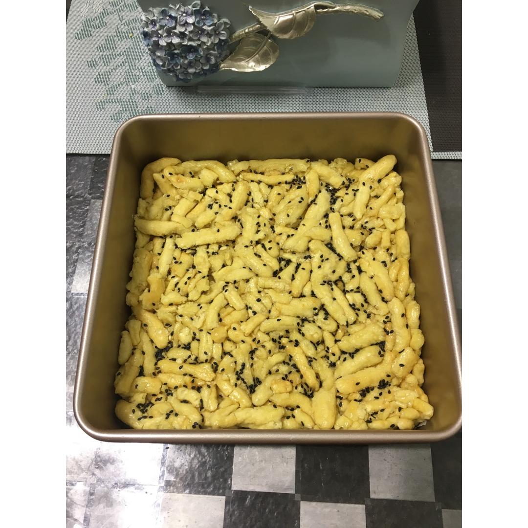 松软的鸡蛋沙琪玛