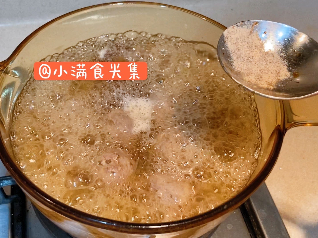 晚餐【潮汕牛肉丸粉丝汤】Q弹肉丸汤、超下饭的做法 步骤8