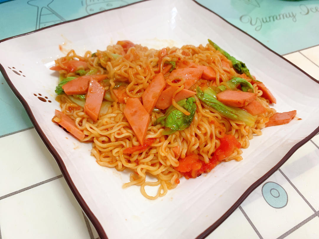 秒杀路边摊✨好吃到没朋友‼️懒人炒方便面🍜