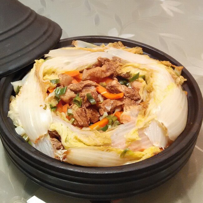 杂蔬鸡块锅(塔吉锅)