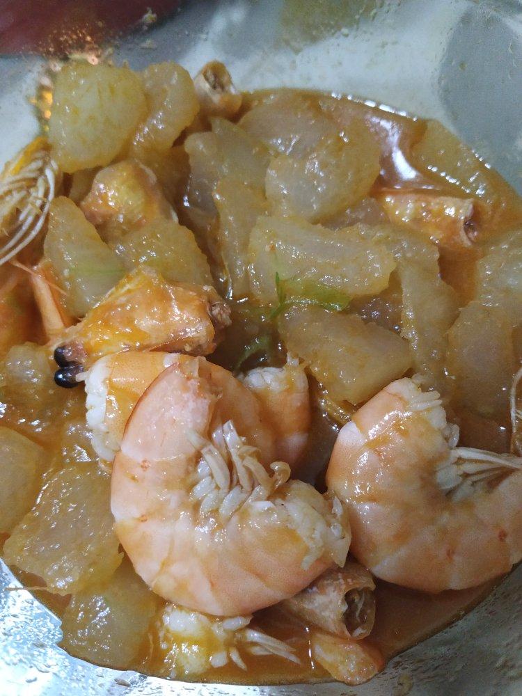 鲜虾炖冬瓜