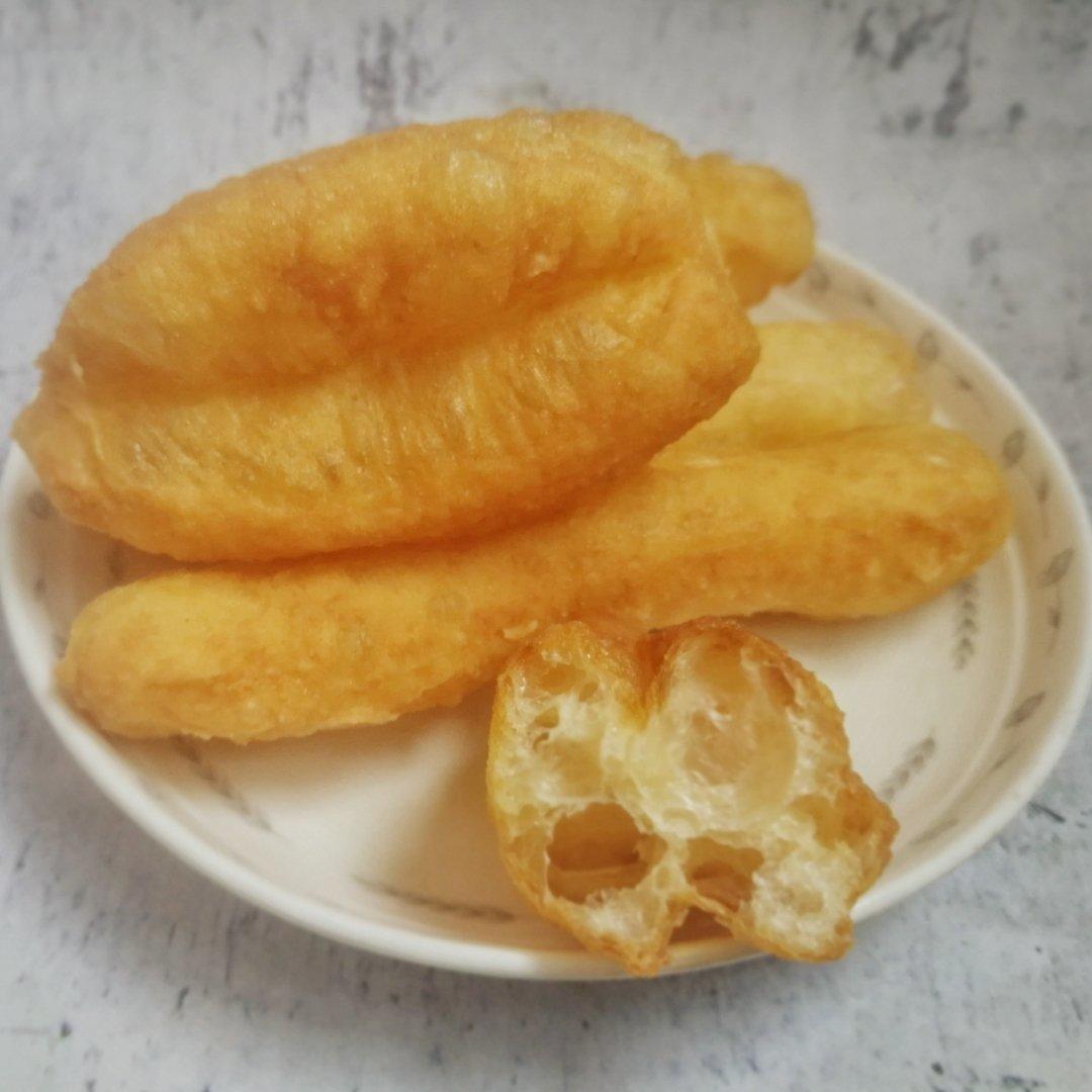 自制无泡打粉油条