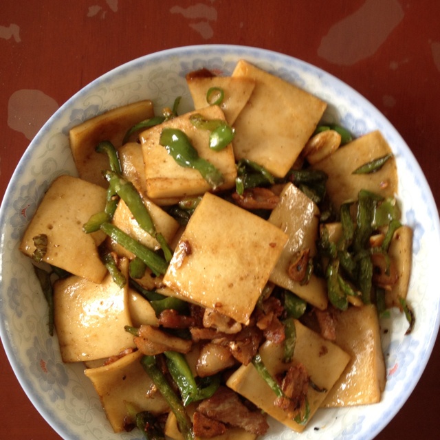 千叶豆腐小炒肉