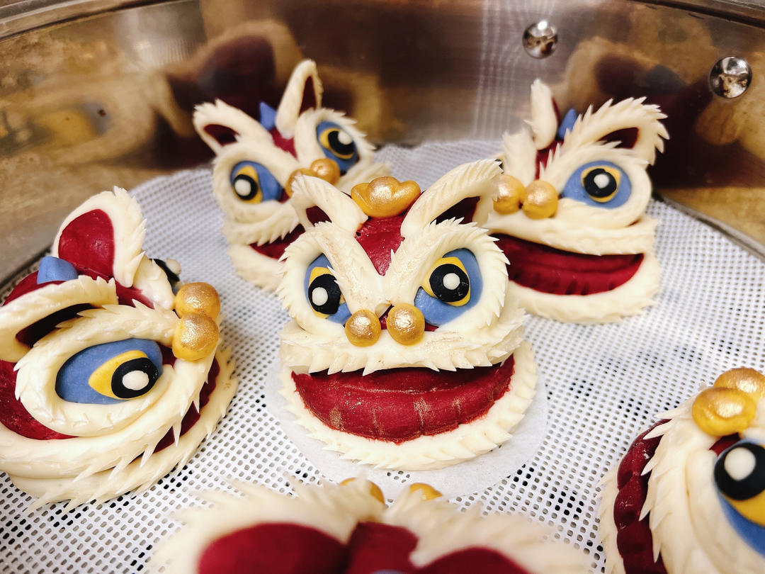 🧨国潮来袭｜醒狮馒头