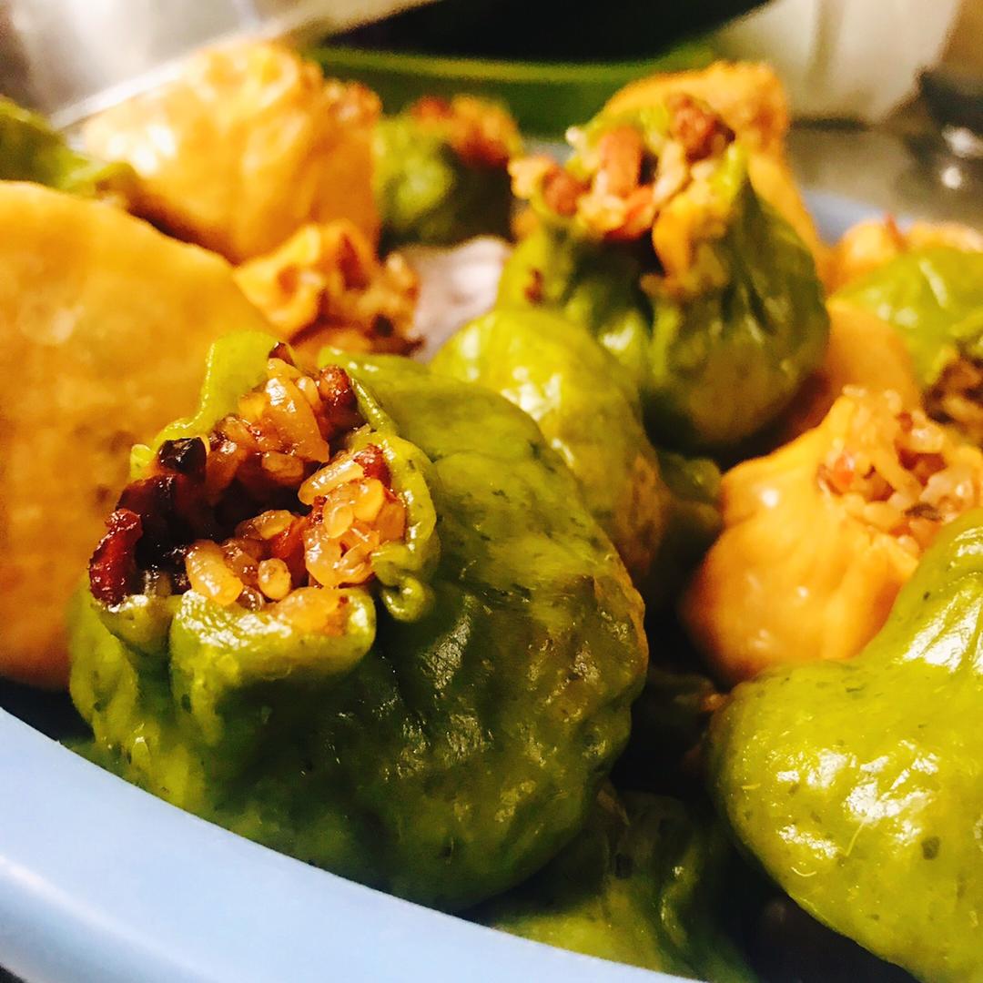 彩色烧卖的做法