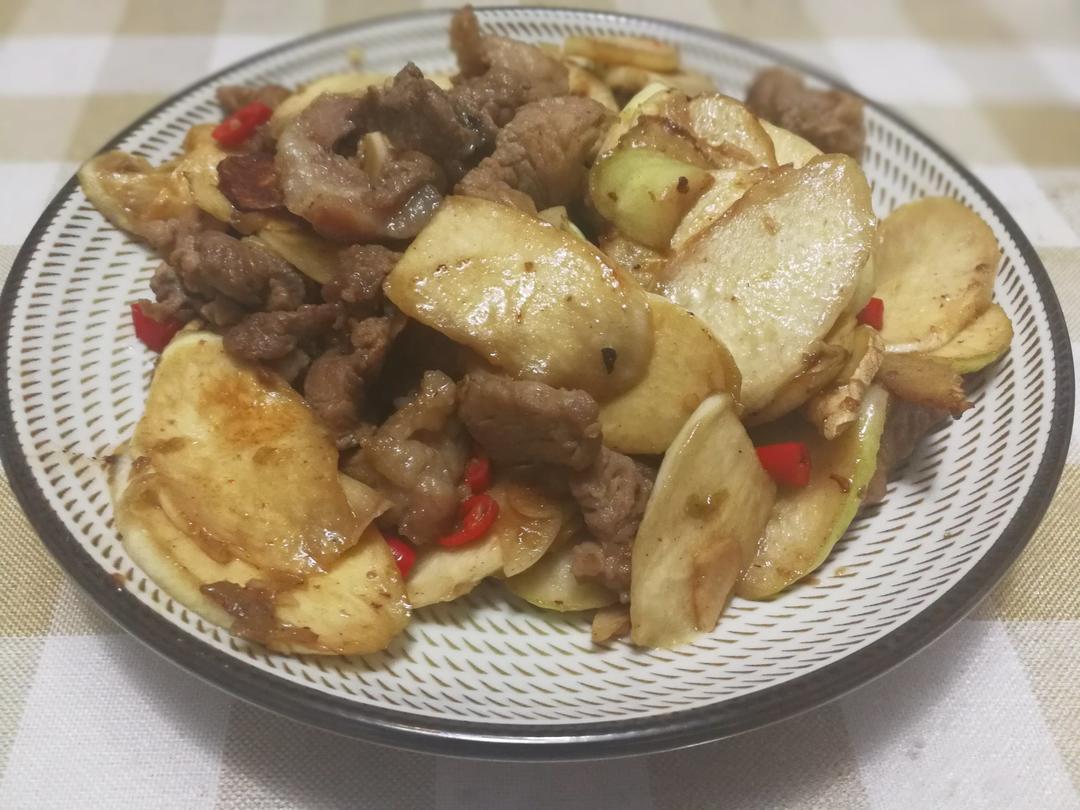 茭白炒肉