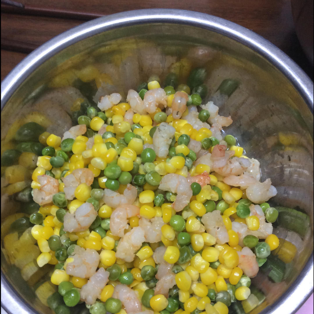 青豆玉米虾仁