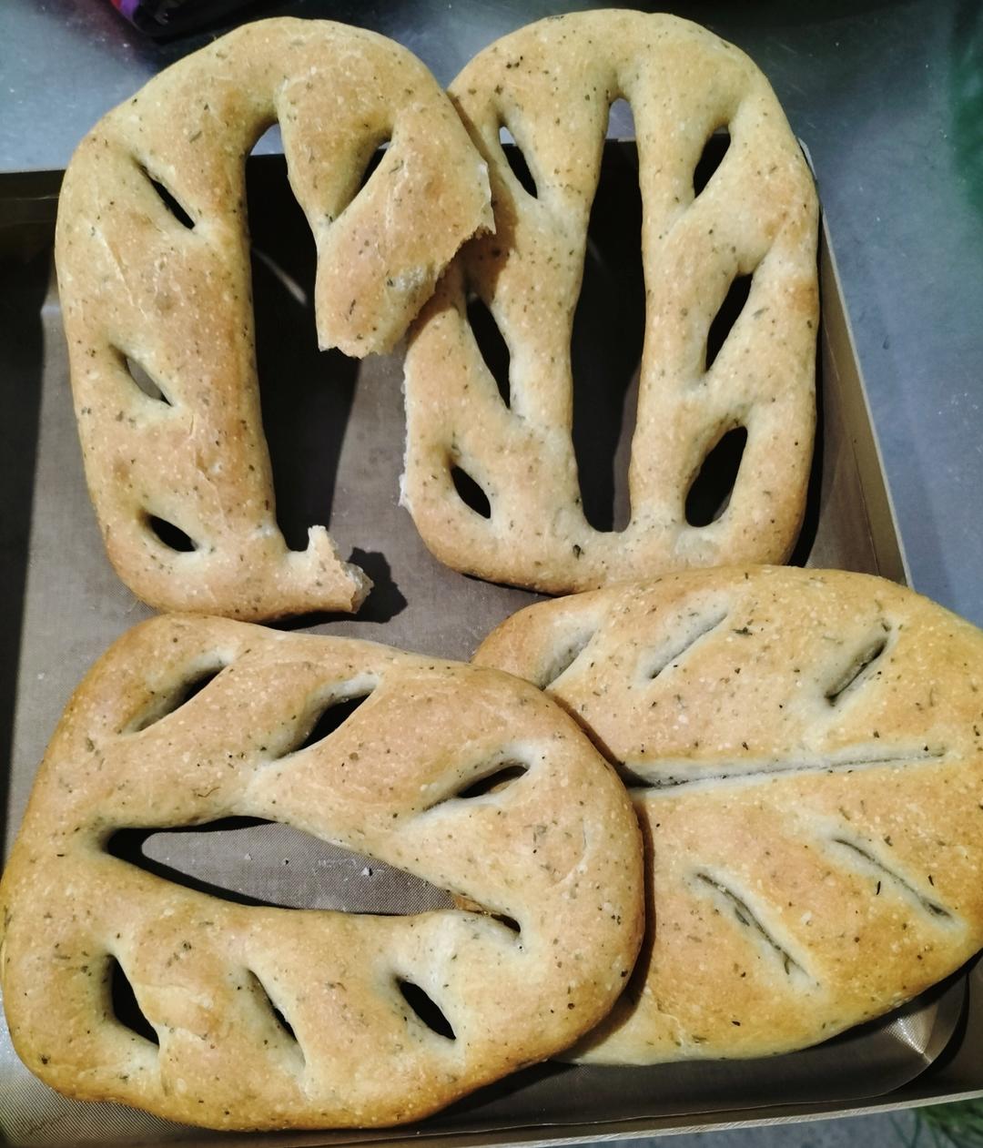 Fougasse                                普罗旺斯香草面包