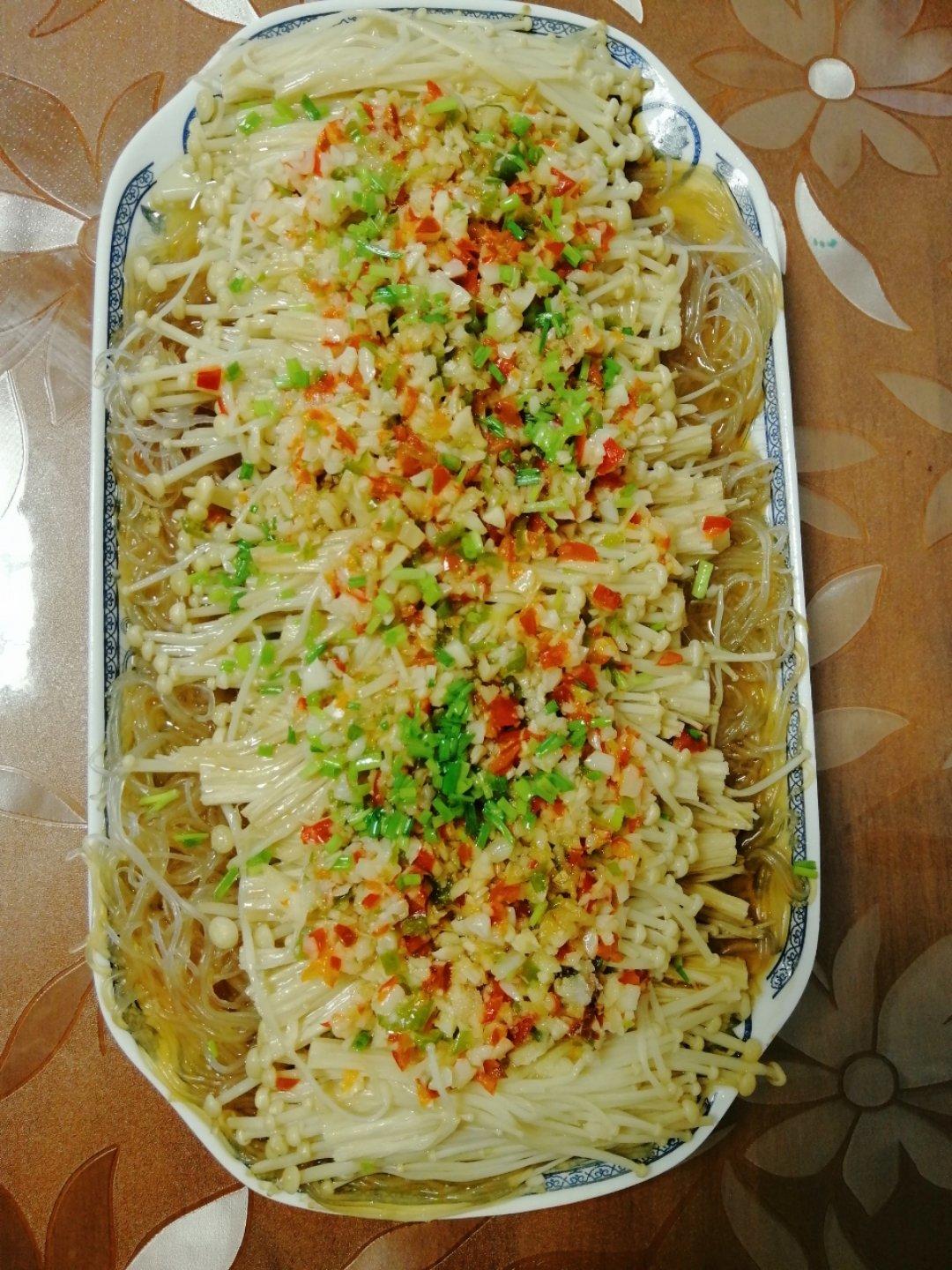 蒜烤金针菇