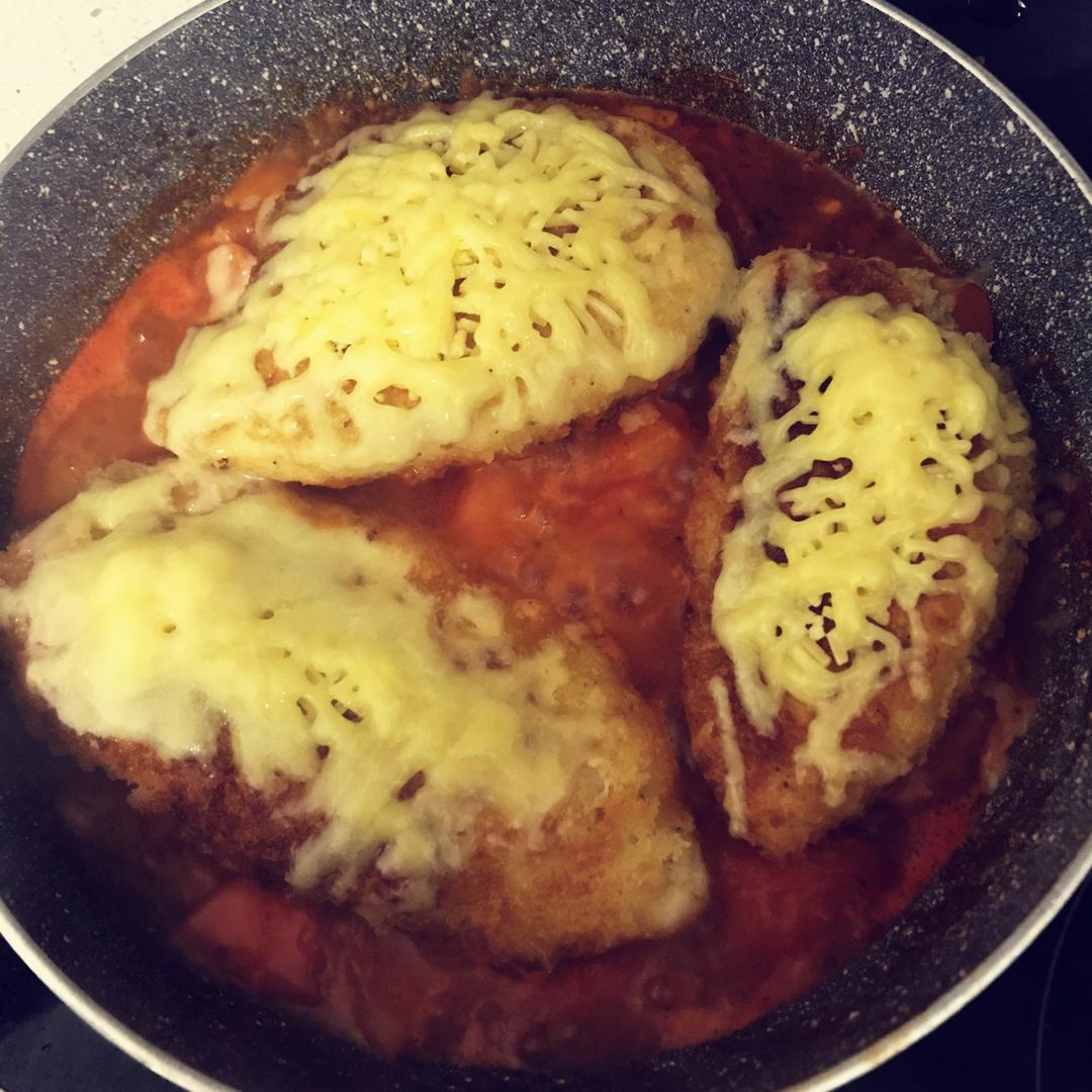 番茄奶酪鸡排 Chicken Parmesan