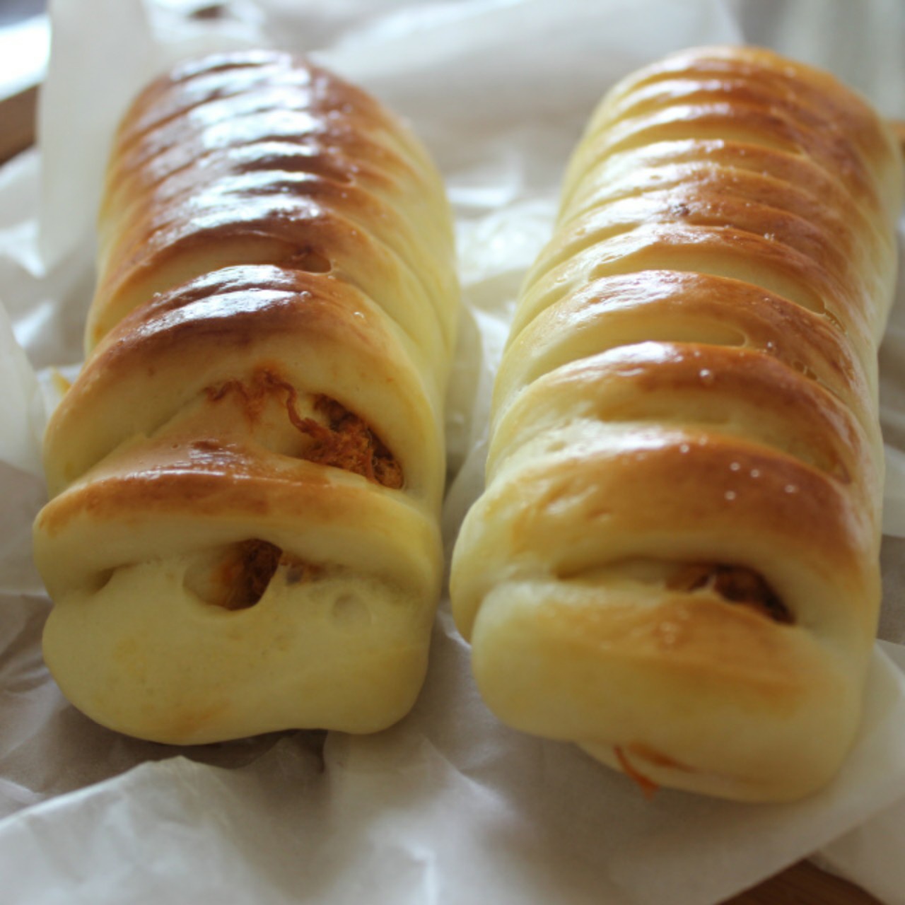 毛毛虫肉松面包