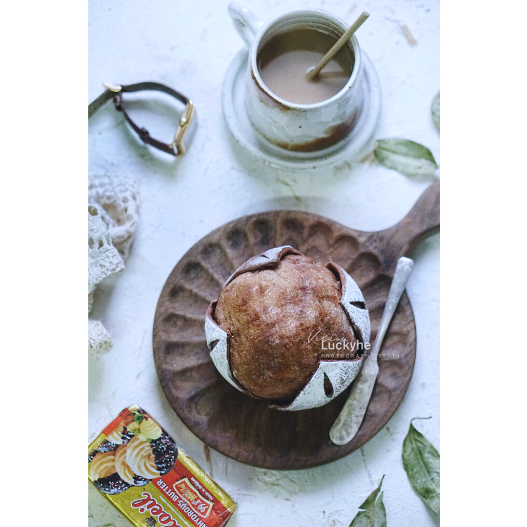 可可坚果软欧包