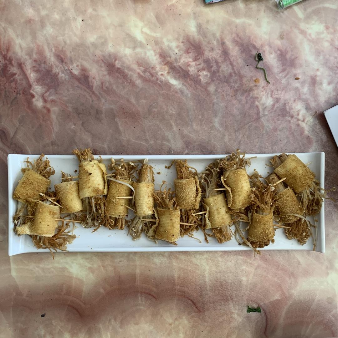油炸椒盐金针菇