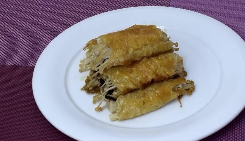 纯素菜谱 脆皮金针菇