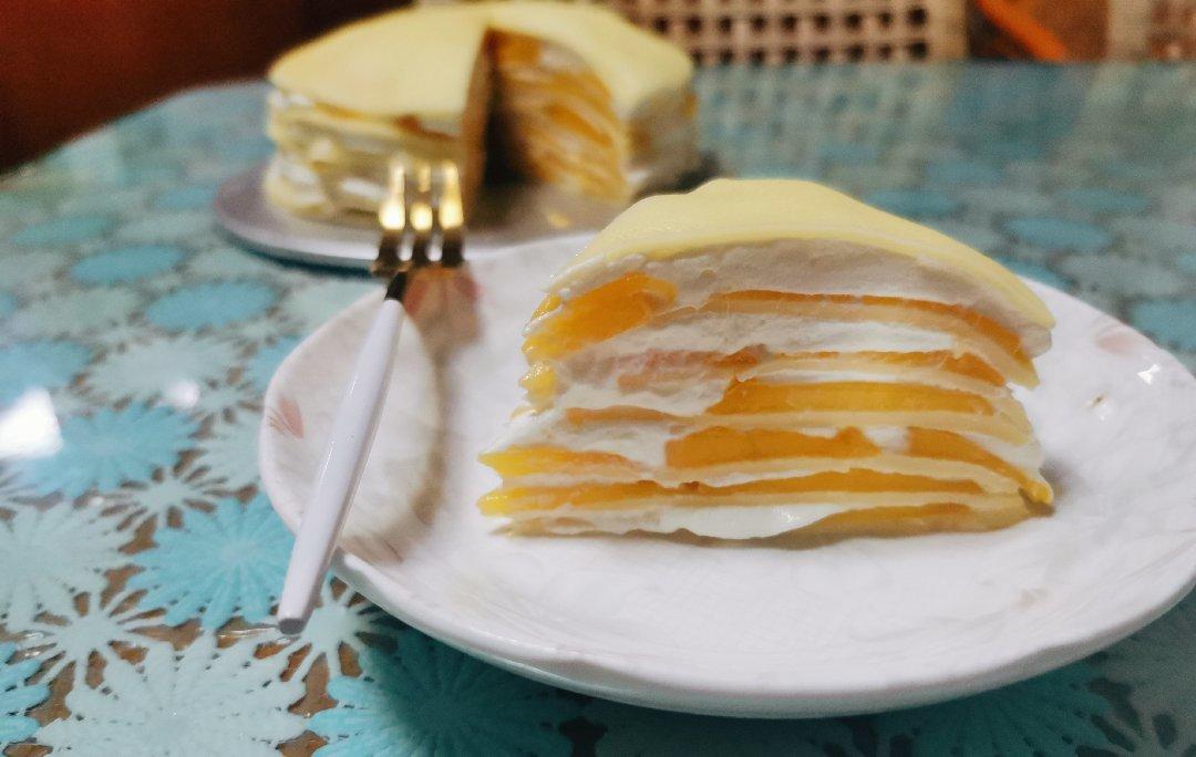 芒果千层蛋糕，100%成功告别煎皮无能