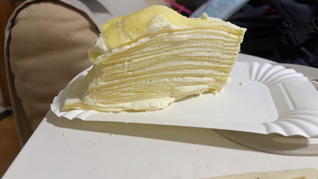 榴莲千层（超软糯蛋皮配方٩( ᐛ )و