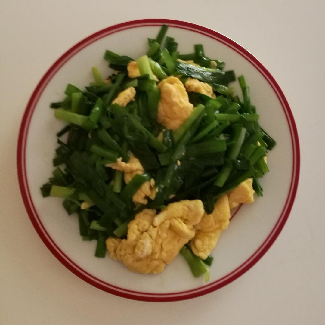 快手韭菜炒鸡蛋