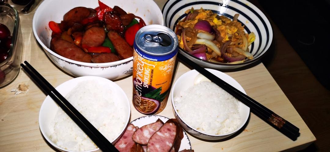 家常快手菜: 葱香鸡蛋炒白菜