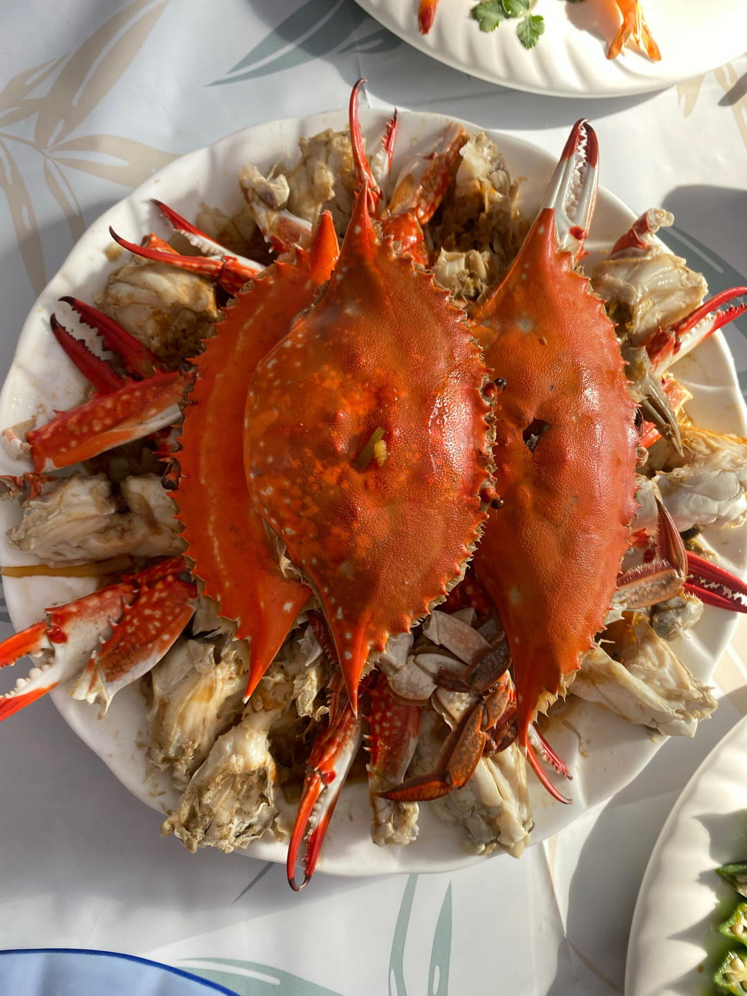 年夜饭大菜之 蒜蓉粉丝蒸红膏梭子蟹大家快来跟我学一下超详细的步骤