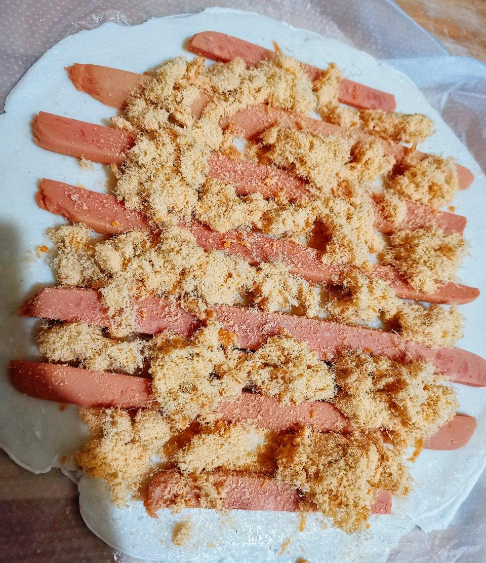 香酥火腿肉松卷