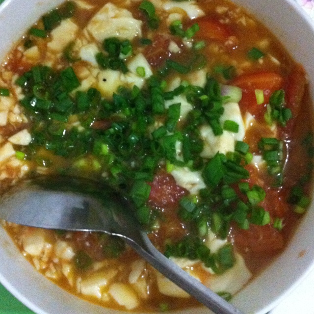 番茄豆腐