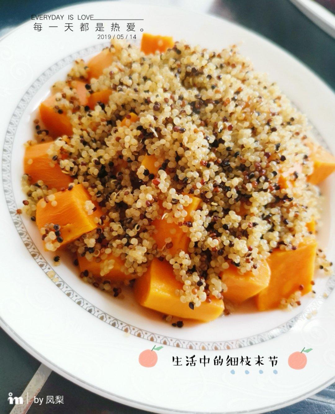 小米藜麦蒸红薯