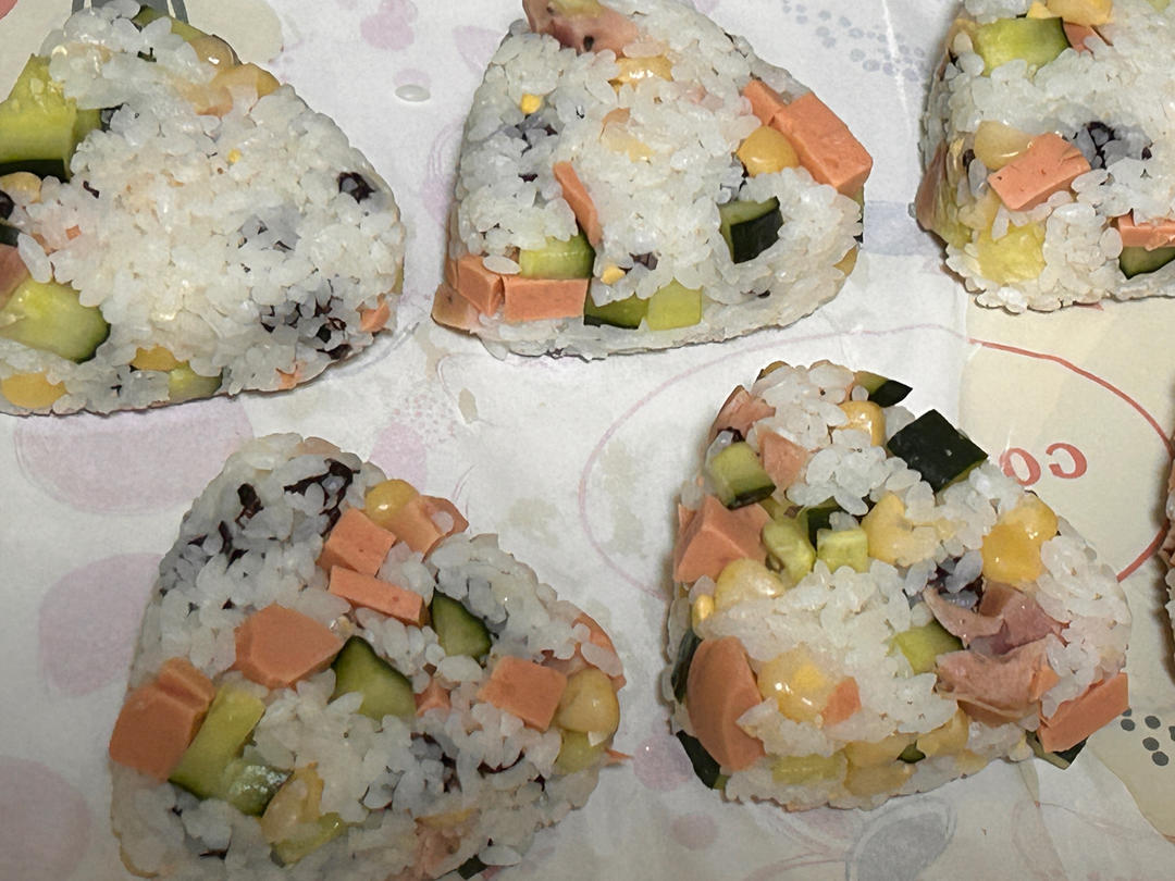 🍙三角饭团～两种吃法😋