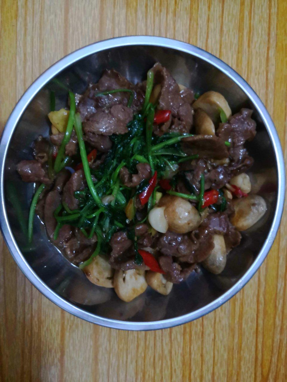 草菇牛肉（米饭杀手系列九）