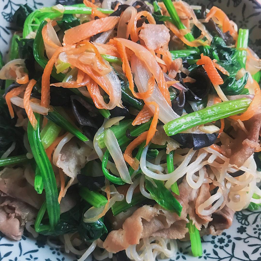 堂妈小厨——简易韩式炒杂菜