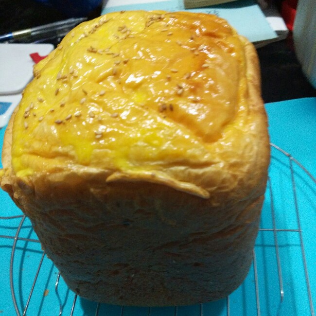 超级好吃的原味面包（面包机版）