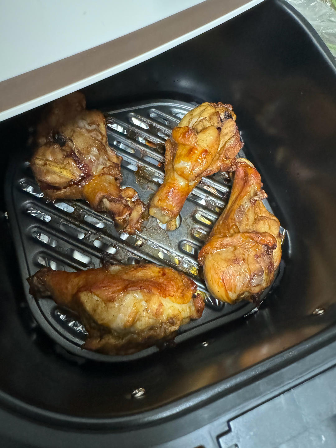 空气炸锅炸鸡腿，好吃到同事都来要教程