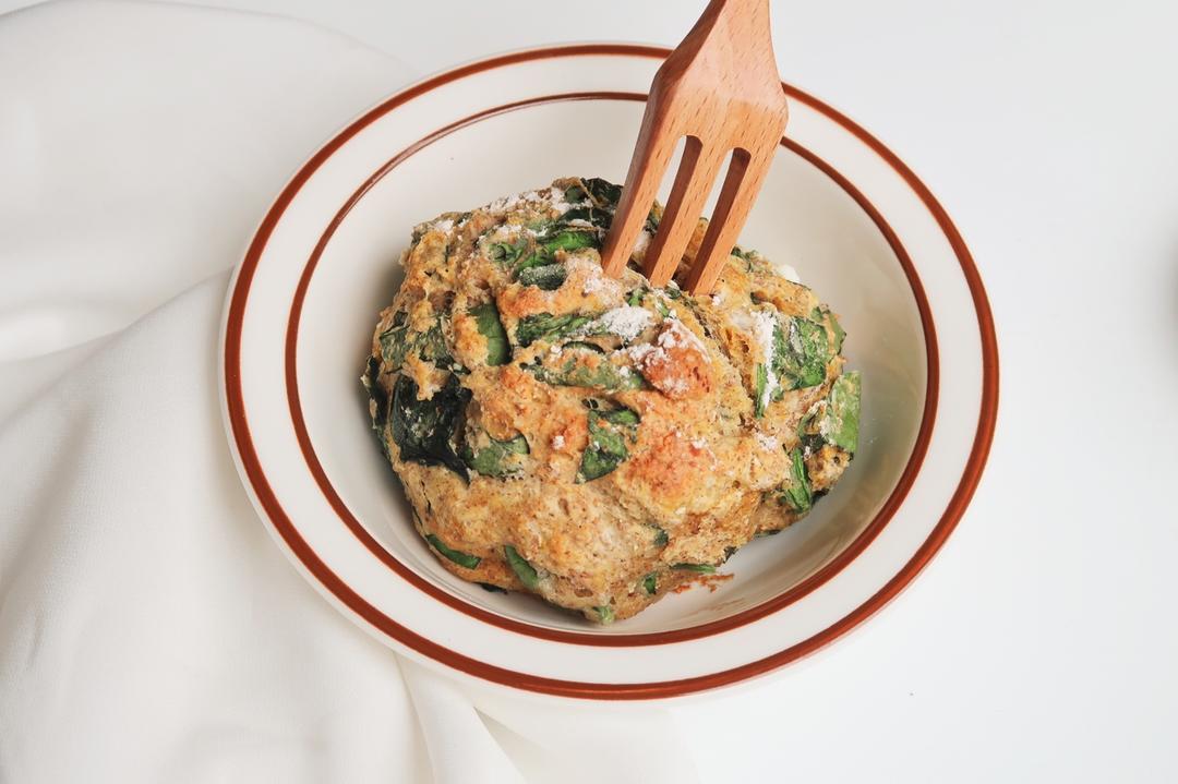 菠菜南瓜奶酪丹波面包丨健康·烘焙