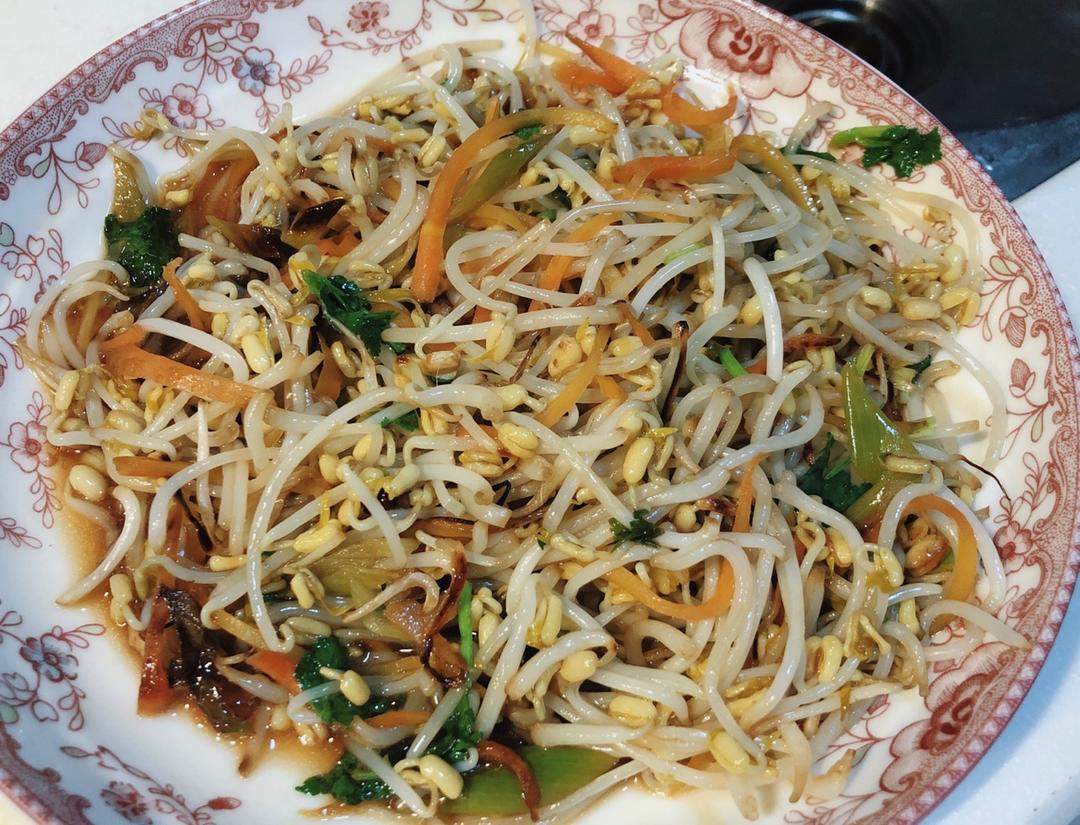 素炒绿豆芽