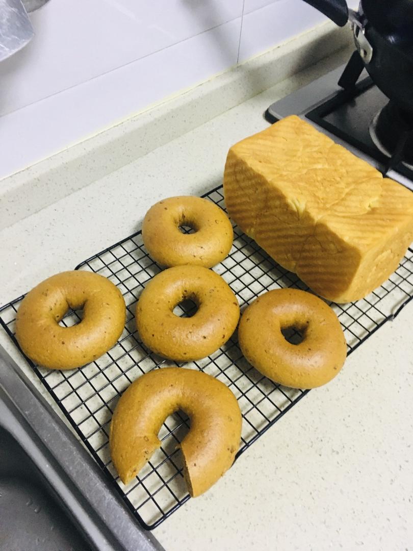 老干妈香辣全麦贝果 100%全麦