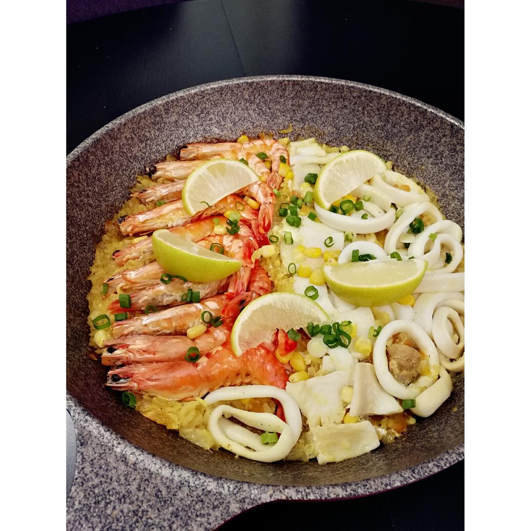【曼食慢语】Seafood Paella 西班牙海鲜饭