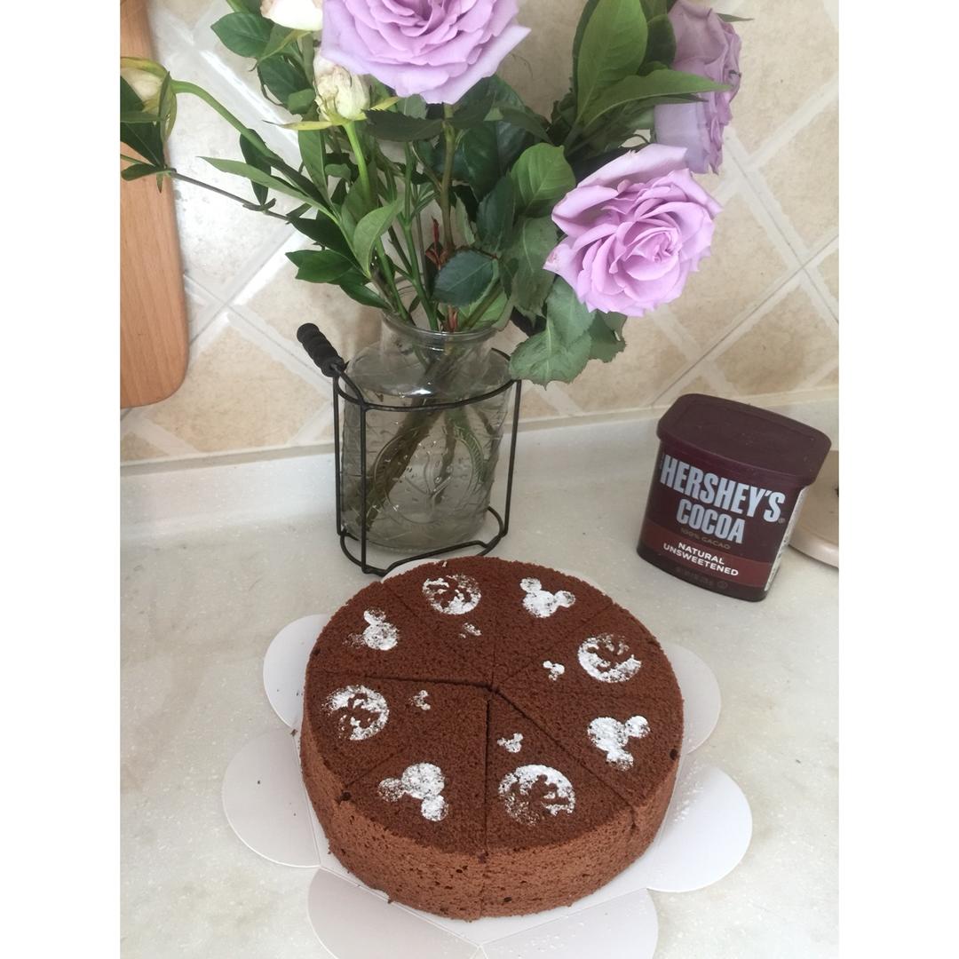 巧克力戚风蛋糕