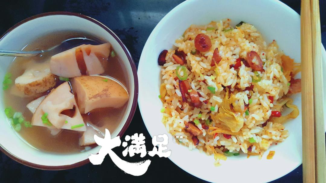 泡菜火腿炒饭——简单淳朴的美味