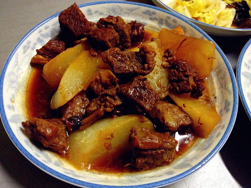 萝卜炖牛肉