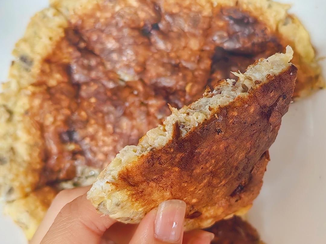 香蕉鸡蛋燕麦饼