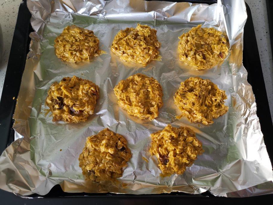 无油无糖减脂期小点之香蕉/南瓜泥燕麦饼干（快手版）