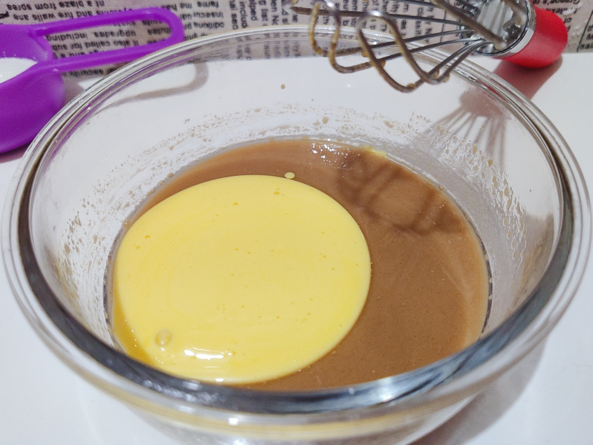 超Q软的奶茶戚风蛋糕（7寸）的做法 步骤9