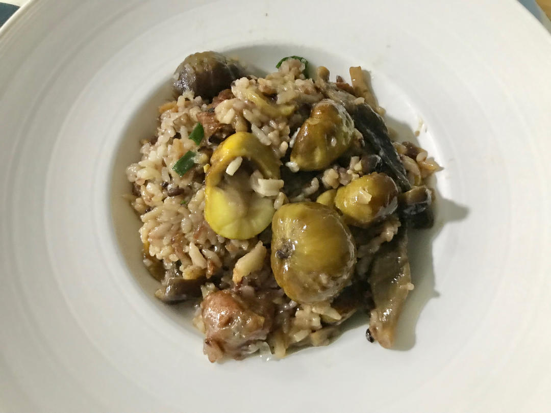 腊肠栗子饭