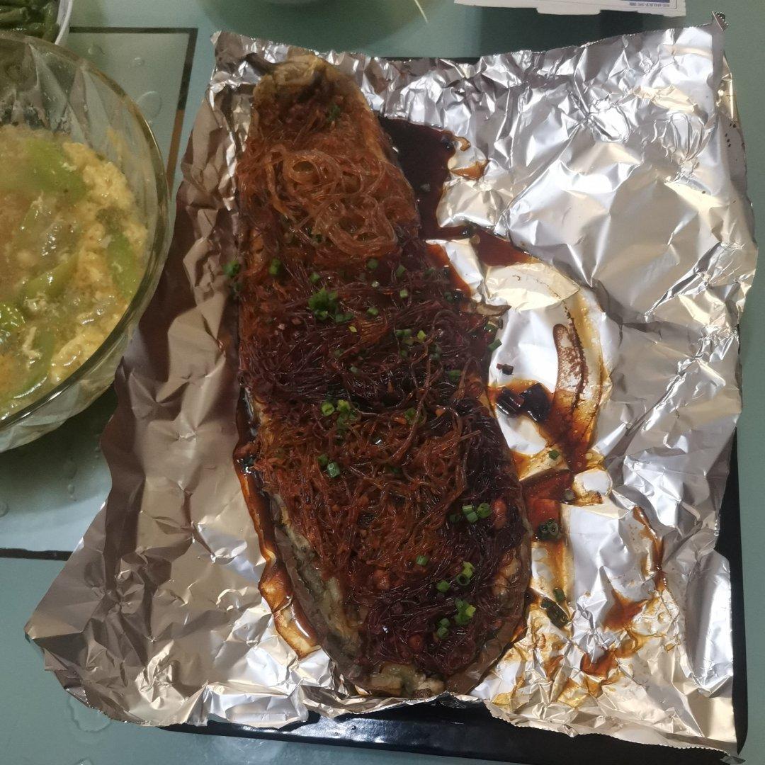 蒜蓉粉丝烤茄子（烤箱版）