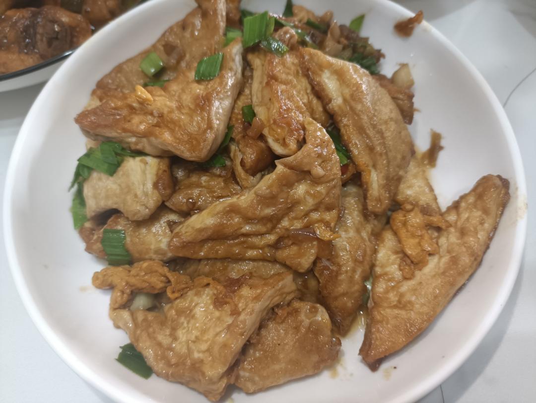 焖煎豆腐