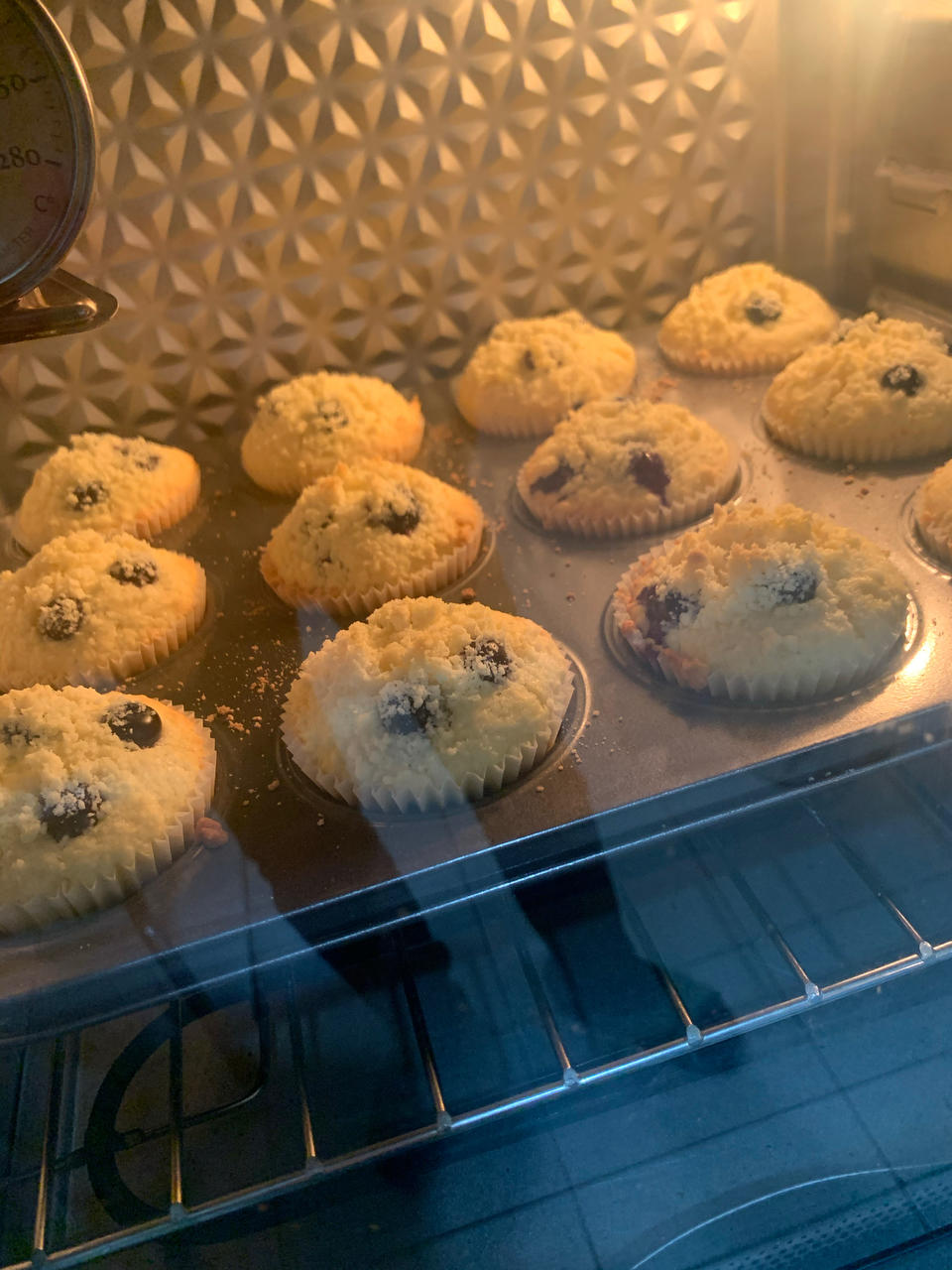比星爸还好吃的蓝莓麦芬杯子蛋糕（blueberry muffins）（马芬蛋糕）